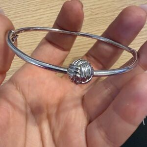 kate spade Silver Knot Bangle Bracelet